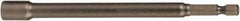 Wiha - 3/8" Magnetic Nutsetter - 1/4" Hex Drive, 12" OAL - Exact Tool & Supply