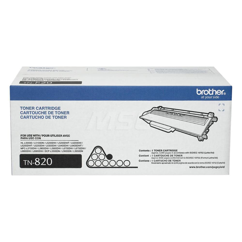 Brother - Office Machine Supplies & Accessories; Office Machine/Equipment Accessory Type: Toner Cartridge ; For Use With: DCP-L5500DN; DCP-L5600DN; DCP-L5650DN; HL-L5000D; HL-L5100DN; HL-L5200DW; HL-L5200DWT; HL-L6200DW; HL-L6200DWT; HL-L6250DW; HL-L6300 - Exact Tool & Supply