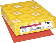 Neenah Paper - 8-1/2" x 11" Rocket Red Colored Copy Paper - Use with Laser Printers, Copiers, Inkjet Printers - Exact Tool & Supply