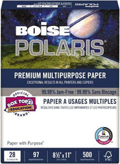 Boise - 8-1/2" x 11" White Copy Paper - Use with Laser Printers, Copiers, Inkjet Printers - Exact Tool & Supply