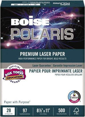 Boise - 8-1/2" x 11" White Copy Paper - Use with Copiers, Laser Printers - Exact Tool & Supply
