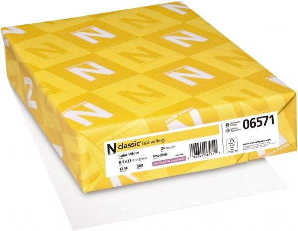 Neenah Paper - 8-1/2" x 11" Solar White Copy Paper - Use with Laser Printers, Copiers, Inkjet Printers - Exact Tool & Supply