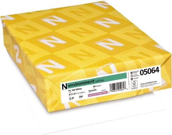 Neenah Paper - 8-1/2" x 11" White Copy Paper - Use with Laser Printers, Copiers, Inkjet Printers - Exact Tool & Supply
