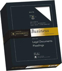 Southworth - 8-1/2" x 11" White & Red Colored Copy Paper - Use with Laser Printers, Copiers, Inkjet Printers - Exact Tool & Supply