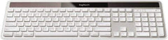 Logitech - Silver Wireless Keyboard - Use with Mac OS X 10.4 & Later - Exact Tool & Supply