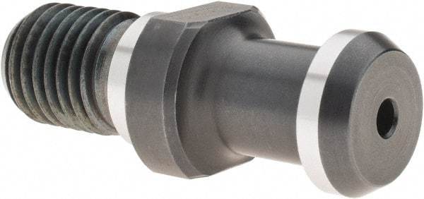 Accupro - C Style, BT40 Taper, M16x2 Thread, 15° Angle Radius, High Torque Retention Knob - 2-1/8" OAL, 3/4" Knob Diam, 0.9055" Flange Thickness, 1.14" from Knob to Flange, 0.6693" Pilot Diam - Exact Tool & Supply