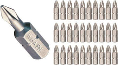 Wiha - #3, Insert Phillips Screwdriver Bit - 1/4" Drive, - Exact Tool & Supply