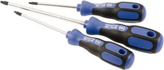 Wiha - 3 Piece Square Screwdriver Set - Bit Sizes: Philips #1 to #3, Comes in Tool Pouch - Exact Tool & Supply