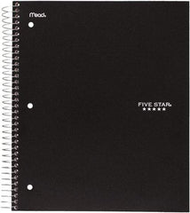 Five Star - 200 Sheet, 8-1/2 x 11", College Ruled 5 Subject Notebook - Assorted Colors - Exact Tool & Supply