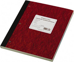 National Brand - 200 Sheet, 9-1/4 x 11", Quadrille Lab Notebook - Brown - Exact Tool & Supply