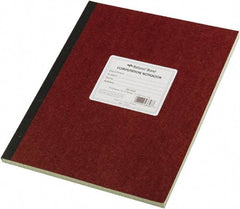 National Brand - 75 Sheet, 9-1/4 x 11-3/4", Quadrille Computation Book - Brown - Exact Tool & Supply