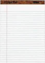 TOPS - 50 Sheet, 8-1/2 x 11-3/4", Legal Pad - White - Exact Tool & Supply
