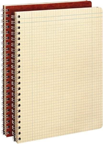 AMPAD - 76 Sheet, 11-3/4 x 9-1/4", Quadrille Computation Book - Brown - Exact Tool & Supply