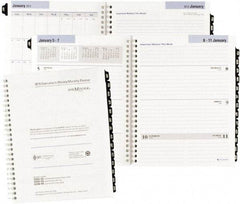DayMinder - 52 Sheet, 6-7/8 x 8-3/4", Weekly/Monthly Refill - White - Exact Tool & Supply