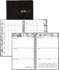 House of Doolittle - 32 Sheet, 5 x 8", Weekly/Monthly Planner - Black - Exact Tool & Supply
