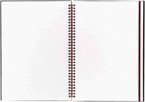 Black n Red - 70 Sheet, 8-1/4 x 11-3/4", Legal (Style) Notebook - Black - Exact Tool & Supply