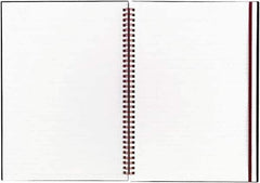 Black n Red - 70 Sheet, 8-1/4 x 11-3/4", Legal (Style) Notebook - Black - Exact Tool & Supply