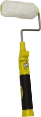 Richard - 4" Wide x 15" Long Paint Roller - Metal Frame, Plastic Handle - Exact Tool & Supply