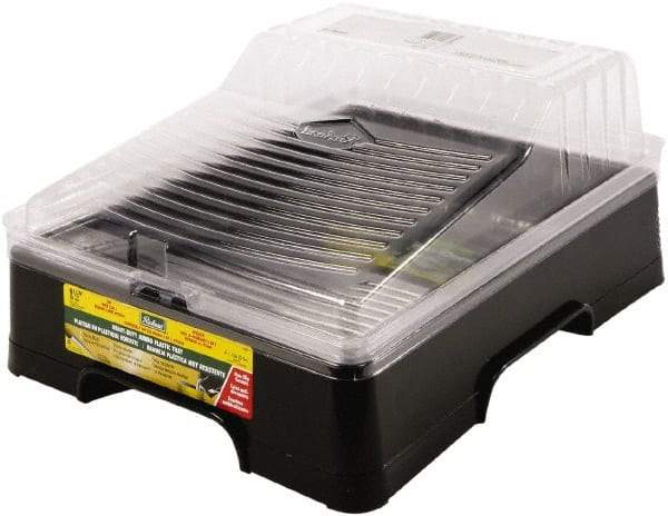 Richard - 9-1/2" Roller Compatible Paint Tray - 1 Gal Capacity, 9-1/2" Wide, Plastic - Exact Tool & Supply