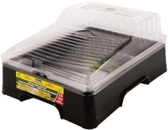 Richard - 9-1/2" Roller Compatible Paint Tray - 1 Gal Capacity, 9-1/2" Wide, Plastic - Exact Tool & Supply
