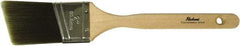 Richard - 2" Angled Polyester Angular Brush - 2-1/2" Bristle Length, 7-1/4" Wood Sash Handle - Exact Tool & Supply