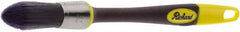Richard - 7/8" Oval Polyester Trim Brush - 2-1/8" Bristle Length, 7" Rubber Sash Handle - Exact Tool & Supply