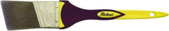 Richard - 2" Angled Polyester Angular Brush - 2-1/2" Bristle Length, 8" Rubber Sash Handle - Exact Tool & Supply