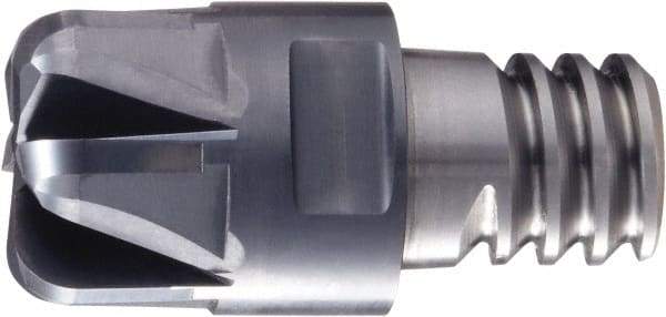 OSG - PXRE Grade XP6305 Carbide Chamfer Milling Tip Insert - SiC Finish, 6 Flutes, 16mm Cutting Diam, 7mm Depth of Cut - Exact Tool & Supply
