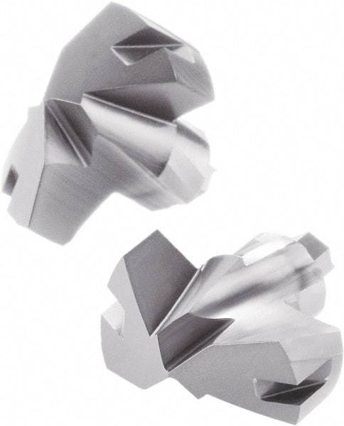OSG - Series 78PXD, 15mm Diam Grade CF225 140° Replaceable Drill Tip - Carbide, Uncoated, 3 Seat Size - Exact Tool & Supply