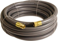 Continental ContiTech - 3/4" ID x 1.11" OD 20' Long Multipurpose Air Hose - MNPT x FNPT Ends, 250 Working psi, -10 to 158°F, 3/4" Fitting, Gray - Exact Tool & Supply