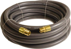 Continental ContiTech - 3/4" ID x 1.11" OD 75' Long Multipurpose Air Hose - MNPT x MNPT Ends, 250 Working psi, -10 to 158°F, 3/4" Fitting, Gray - Exact Tool & Supply