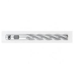 1 Dia. x 8-1/2 Overall Length 6-Flute Square End HSS-CO SE End Mill-Round Shank-Center Cutting-TiCN - Exact Tool & Supply
