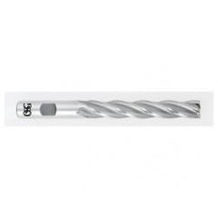 1 Dia. x 8-1/2 Overall Length 4-Flute Square End HSS-CO SE End Mill-Round Shank-Center Cutting-TiCN - Exact Tool & Supply