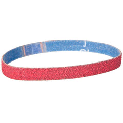 Norton - 1" Wide x 30" OAL, 80 Grit, Ceramic Abrasive Belt - Exact Tool & Supply