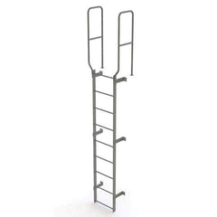 TRI-ARC - Rolling & Wall Mounted Ladders & Platforms Type: Fixed Ladder Style: Safety Cage - Exact Tool & Supply