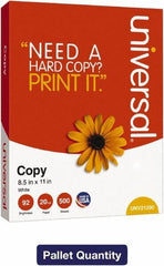 UNIVERSAL - 8-1/2" x 11" White Copy Paper - Use with Laser Printers, Inkjet Printers, Copiers - Exact Tool & Supply