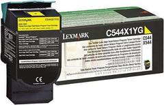 Lexmark - Yellow Toner Cartridge - Use with Lexmark C544dn, C544dtn, C544dw, C544n, X544dn, X544dtn, X544dw, X544n - Exact Tool & Supply