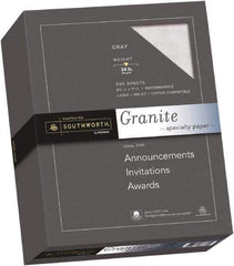Southworth - 8-1/2" x 11" Gray Colored Copy Paper - Use with Laser Printers, Inkjet Printers, Copiers - Exact Tool & Supply