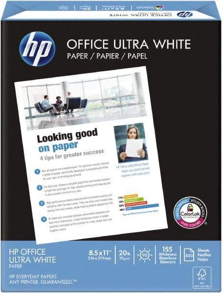 Hewlett-Packard - 8-1/2" x 11" White Copy Paper - Use with HP LaserJet 5000, 5100 produces 10,000 pages. - Exact Tool & Supply