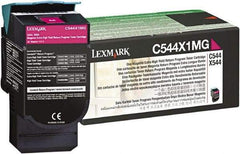 Lexmark - Magenta Toner Cartridge - Use with Lexmark C544dn, C544dtn, C544dw, C544n, X544dn, X544dtn, X544dw, X544n - Exact Tool & Supply