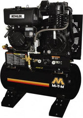 MI-T-M - Stationary Gas Air Compressors Horsepower: 9.0 Cubic Feet per Minute: 29.00 - Exact Tool & Supply