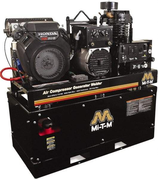 MI-T-M - Stationary Gas Air Compressors Horsepower: 22 Cubic Feet per Minute: 15.70 - Exact Tool & Supply