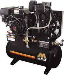 MI-T-M - Stationary Gas Air Compressors Horsepower: 9.0 Cubic Feet per Minute: 17.20 - Exact Tool & Supply
