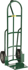 Little Giant - 800 Lb Capacity 49" OAH Hand Truck - 13-1/2 x 16" Base Plate, Loop Handle, Steel, Solid Rubber Wheels - Exact Tool & Supply