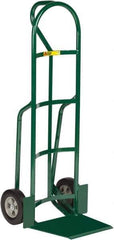 Little Giant - 800 Lb Capacity 49" OAH Hand Truck - 13-1/2 x 16" Base Plate, Loop Handle, Steel, Solid Rubber Wheels - Exact Tool & Supply
