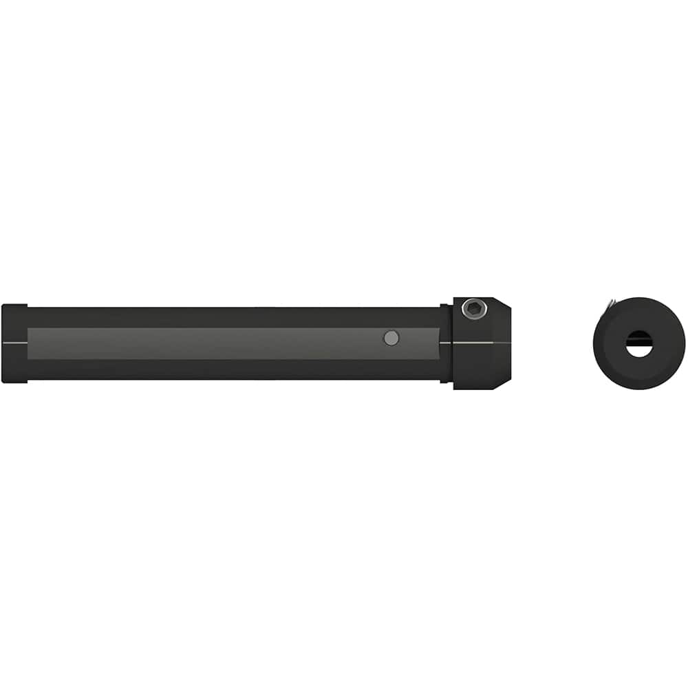 Micro 100 - Boring & Grooving Bar Holders; Inside Diameter (Inch): 1/4 ; Inside Diameter (Decimal Inch): 0.2500 ; Outside Diameter (Decimal Inch): 22.0000 ; Overall Length (Decimal Inch): 5.80000 ; Through Coolant: Yes ; Series: QTHM - Exact Tool & Supply