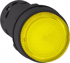 Schneider Electric - Pushbutton Switch Illuminated Body - Yellow - Exact Tool & Supply