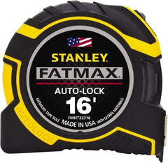 Stanley - 16' x 1-1/4" Tape Measure - 1/16" Graduation - Exact Tool & Supply