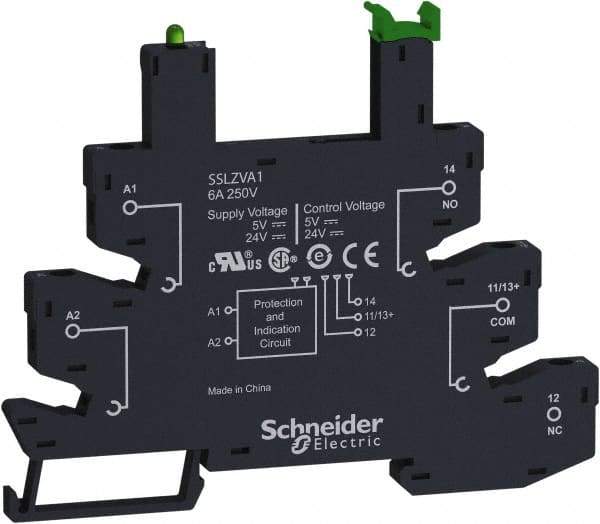 Schneider Electric - Relay Sockets Socket Shape: Flat Number of Pins: 5 - Exact Tool & Supply
