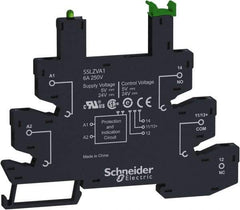 Schneider Electric - Relay Sockets Socket Shape: Flat Number of Pins: 5 - Exact Tool & Supply
